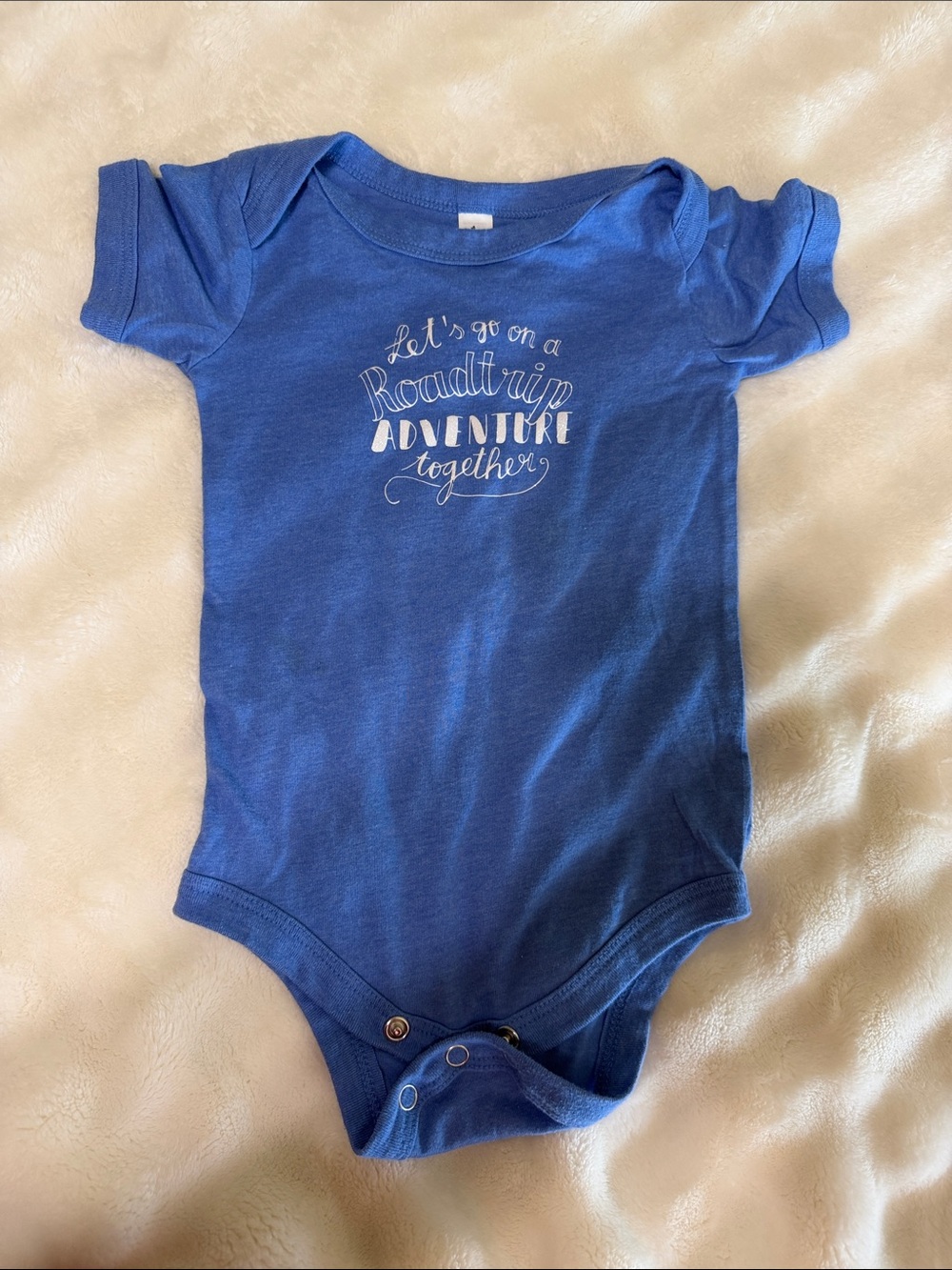Blue 'Roadtrip Adventure' Kids One-Piece Bodysuit